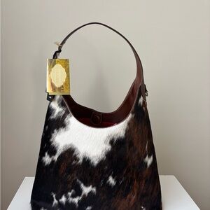 Cavalcanti  Cow Hide & Leather Hobo Brooklyn Bag
NWT